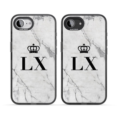 Personalised Initial Crown Marble