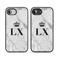 Personalised Initial Crown Marble