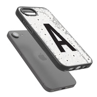 Initiale en gras personnalisée et florale