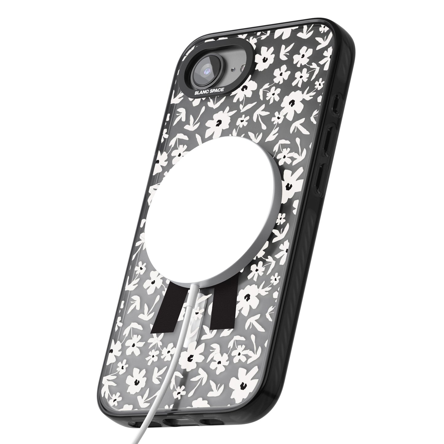 Initiale en gras personnalisée et florale