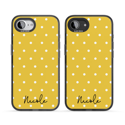 Personalised Yellow Polka Dot
