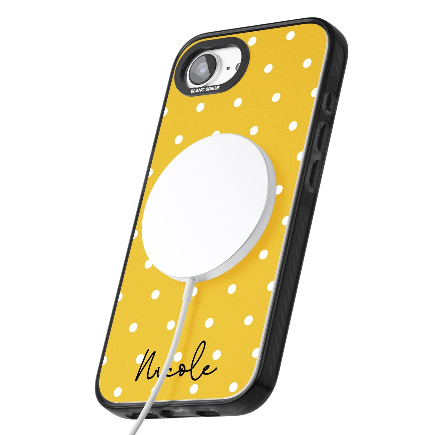 Personalised Yellow Polka Dot