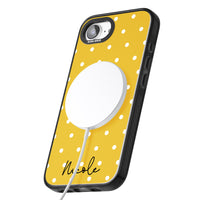 Personalised Yellow Polka Dot