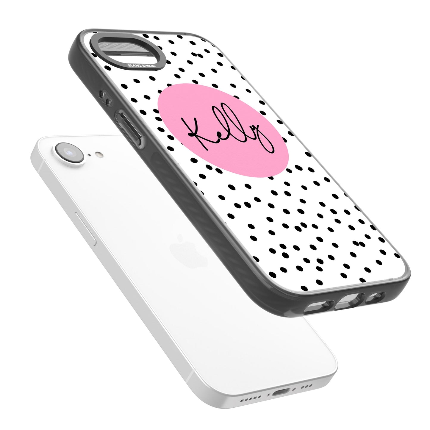 Personalised Pink Circle & Dots