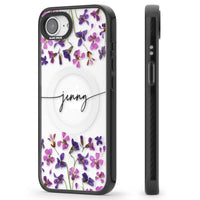 Personalised Purple Violets