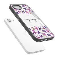 Personalised Purple Violets