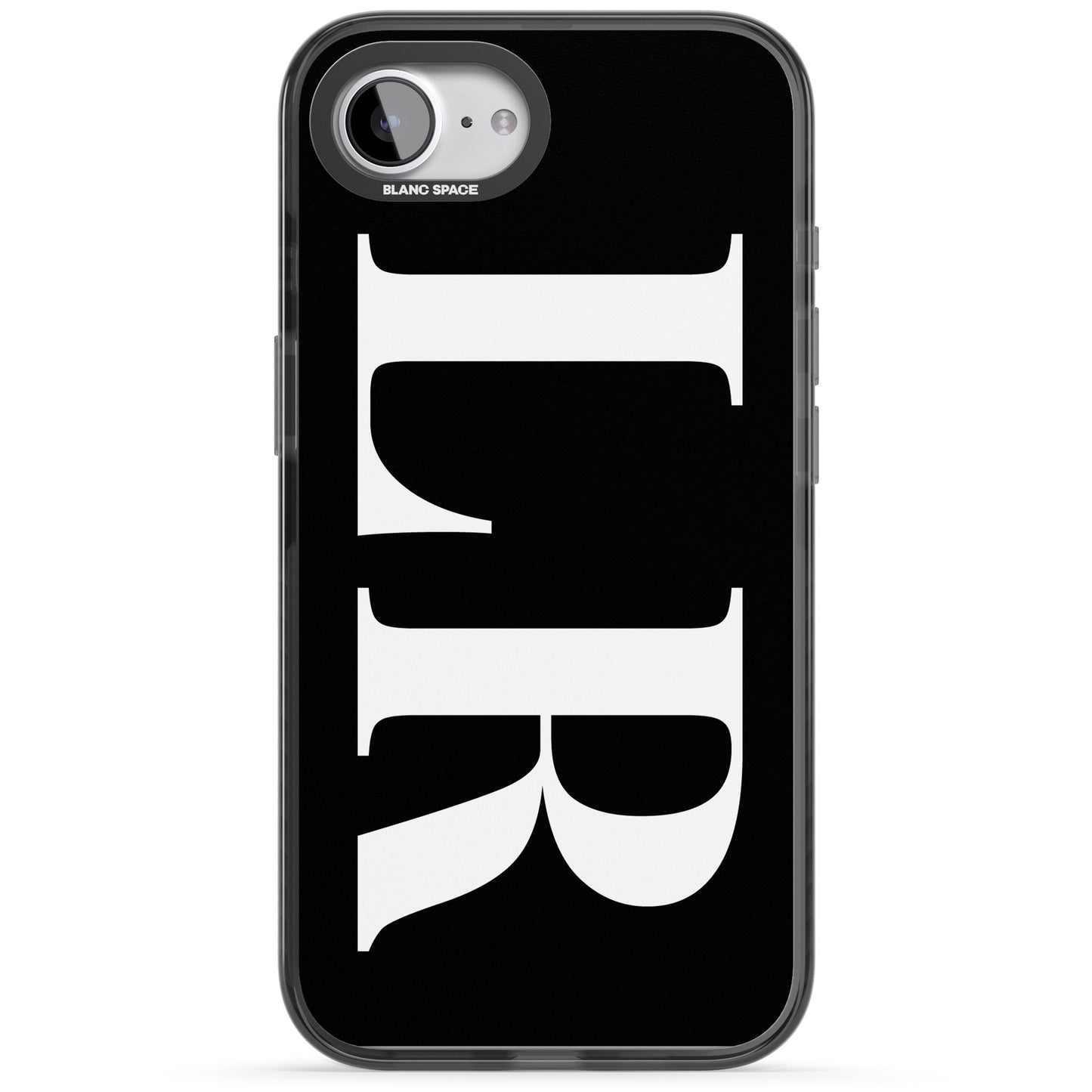 Lettres blanches et noires personnalisées