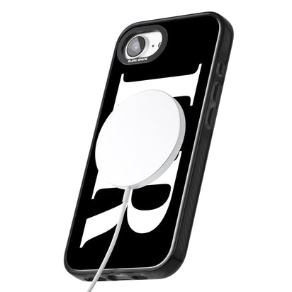 Lettres blanches et noires personnalisées