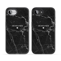 Personalised Black Marble