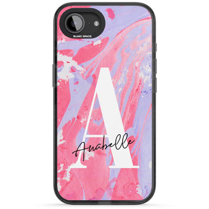 Personalised Pink & Purple Marble