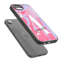 Personalised Pink & Purple Marble