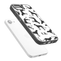 Personalised Black & White Cheetah Pattern