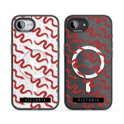 Personalised Red Snake Pattern