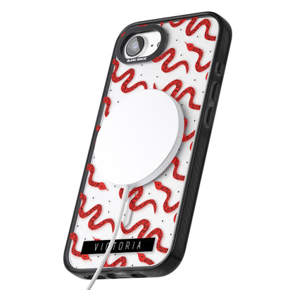 Personalised Red Snake Pattern
