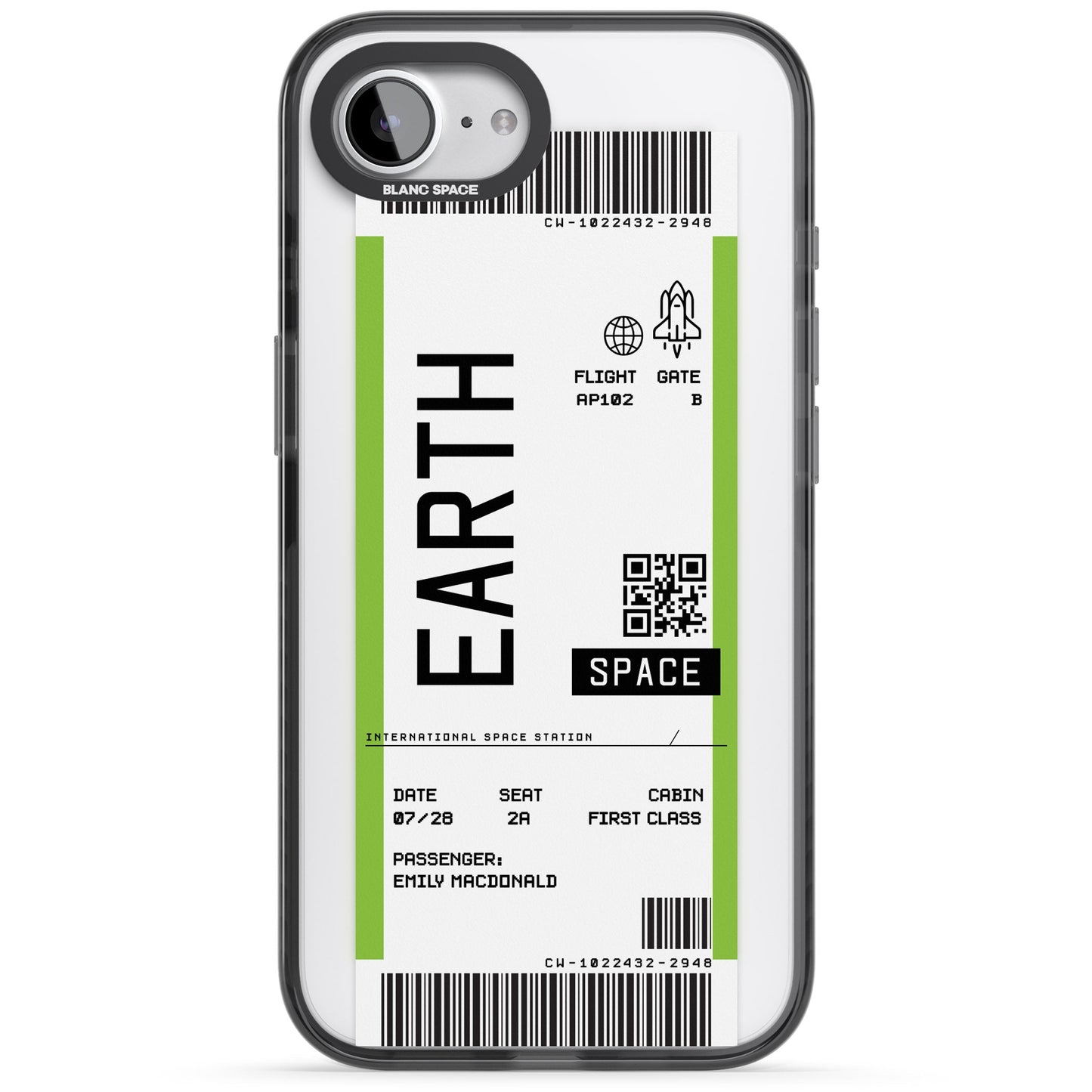 Personalised Earth Travel Ticket