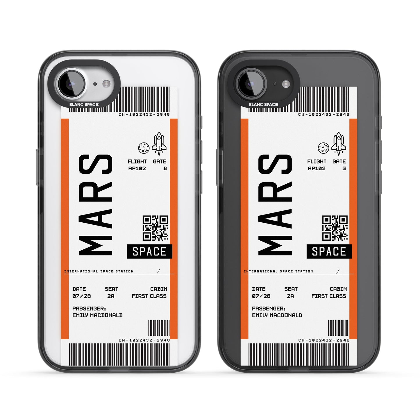 Personalised Mars Travel Ticket