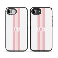Personalised Minimal Pink Stripe