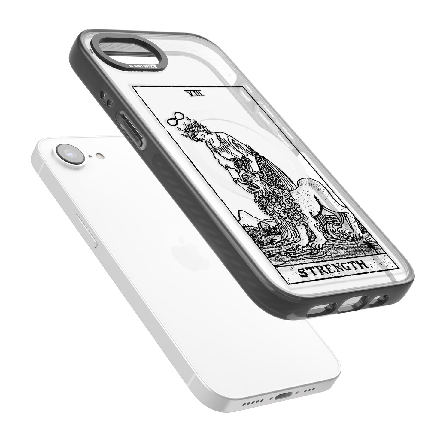 Personalisierte Stärke-Tarotkarte (Transparent)