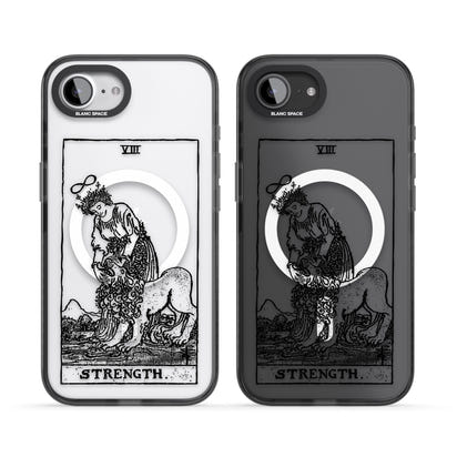 Personalisierte Stärke-Tarotkarte (Transparent)