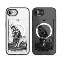 Personalisierte Stärke-Tarotkarte (Transparent)