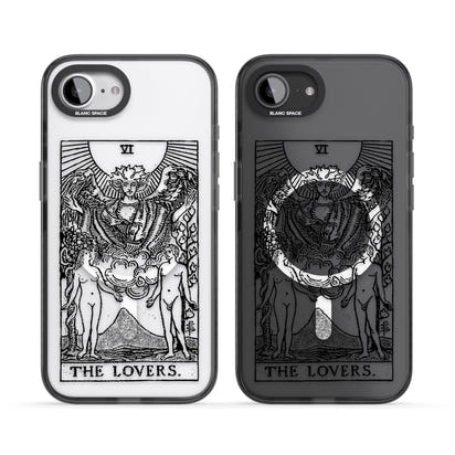 Personalisierte Tarotkarte „Die Liebenden“ (Transparent)