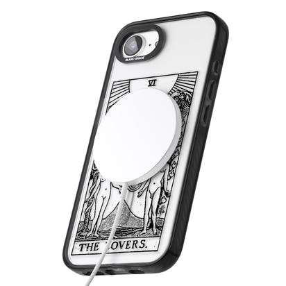 Personalisierte Tarotkarte „Die Liebenden“ (Transparent)