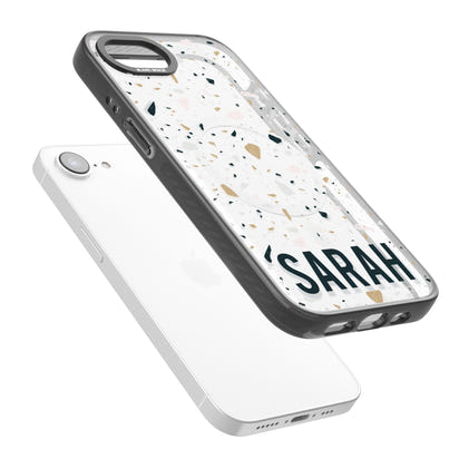 Personalised Terrazzo Blue, Pink, Brown