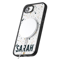 Personalised Terrazzo Blue, Pink, Brown