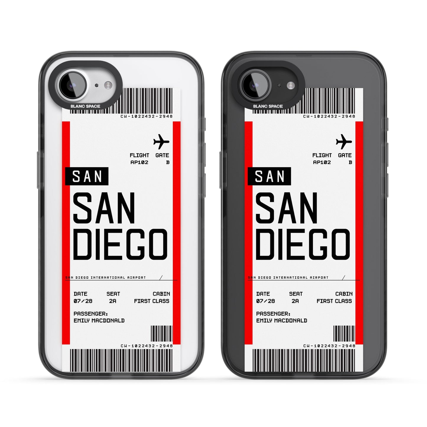 Personalised San Diego Boarding Pass