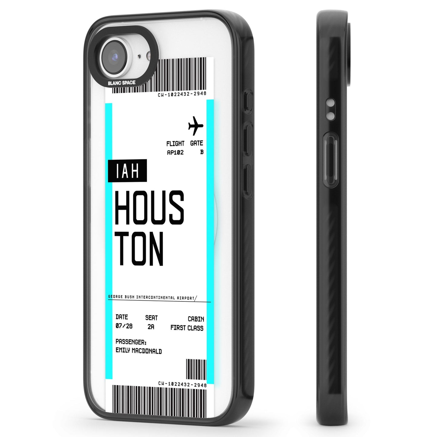 Personalised Houston Boarding Pass
