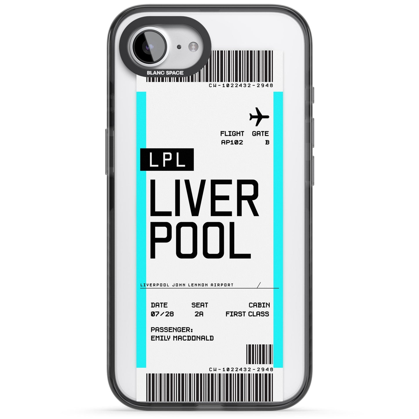 Personalised Liverpool Boarding Pass