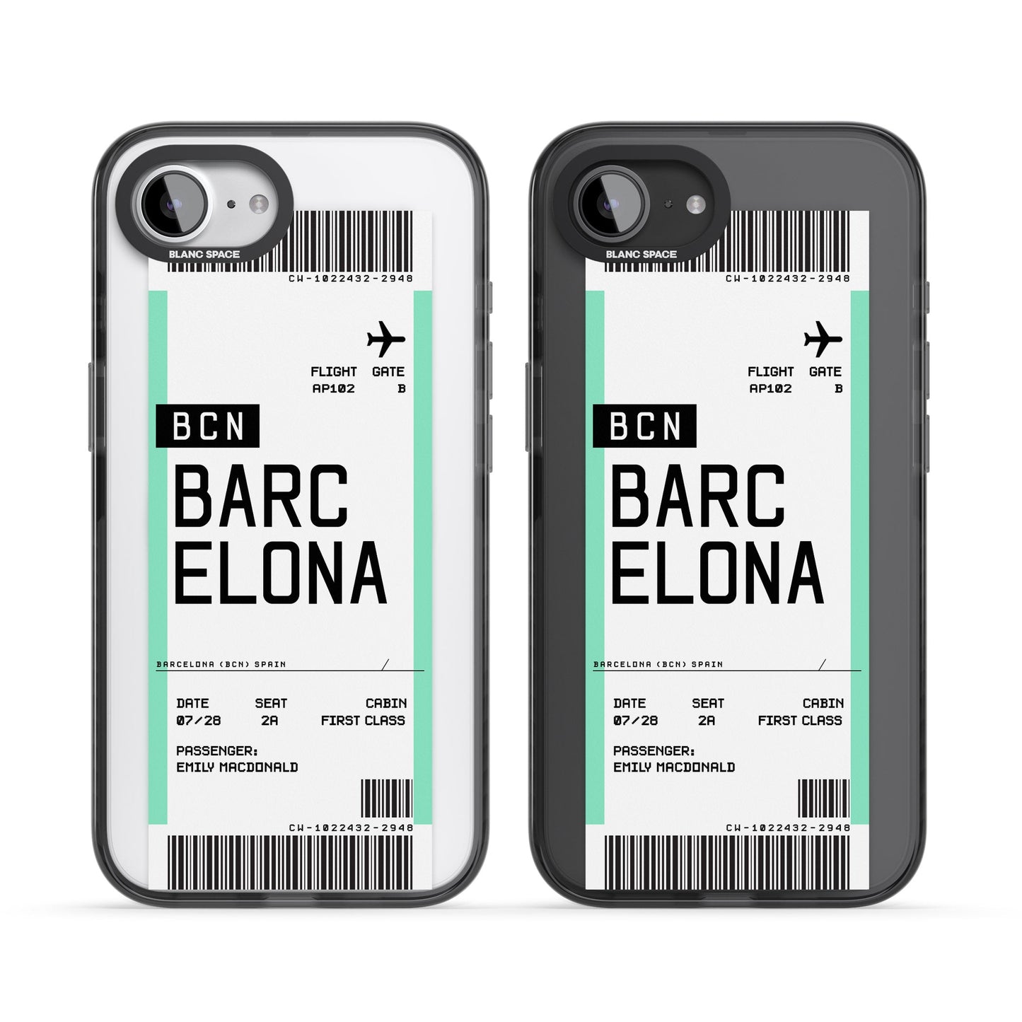 Personalised Barcelona Boarding Pass