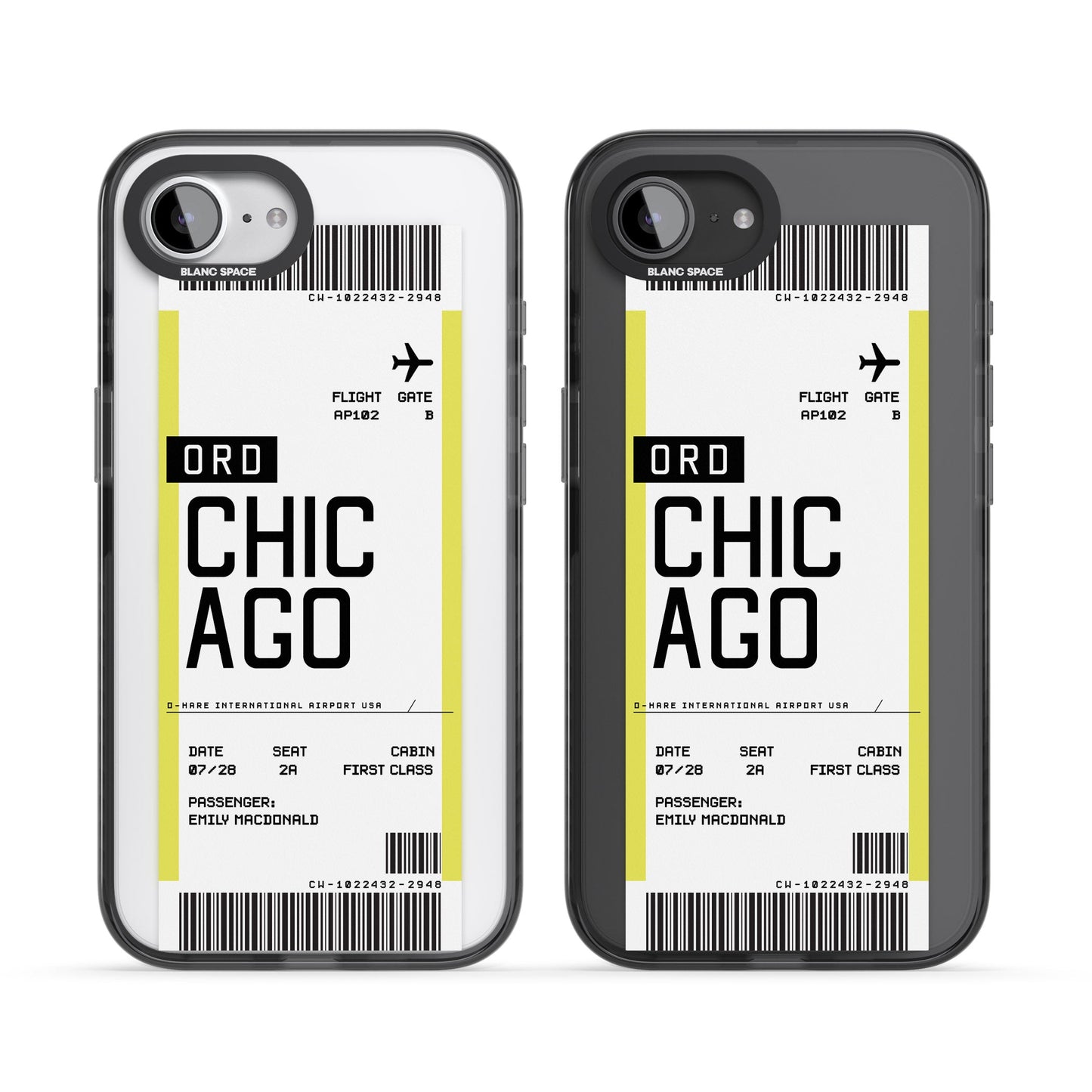 Personalised Chicago Boarding Pass