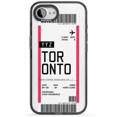 Personalised Toronto Boarding Pass
