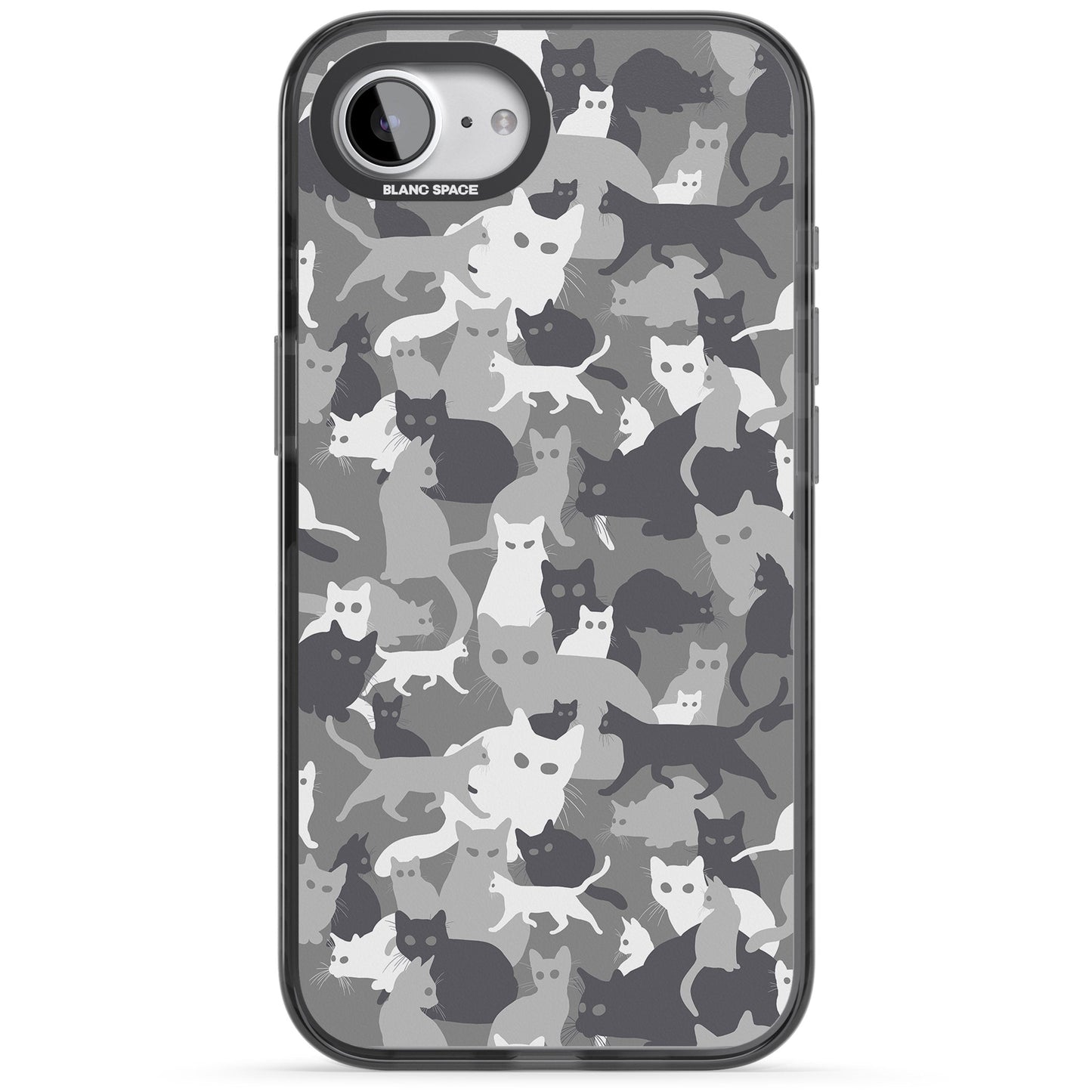 Dunkelgraue Katzentarnung