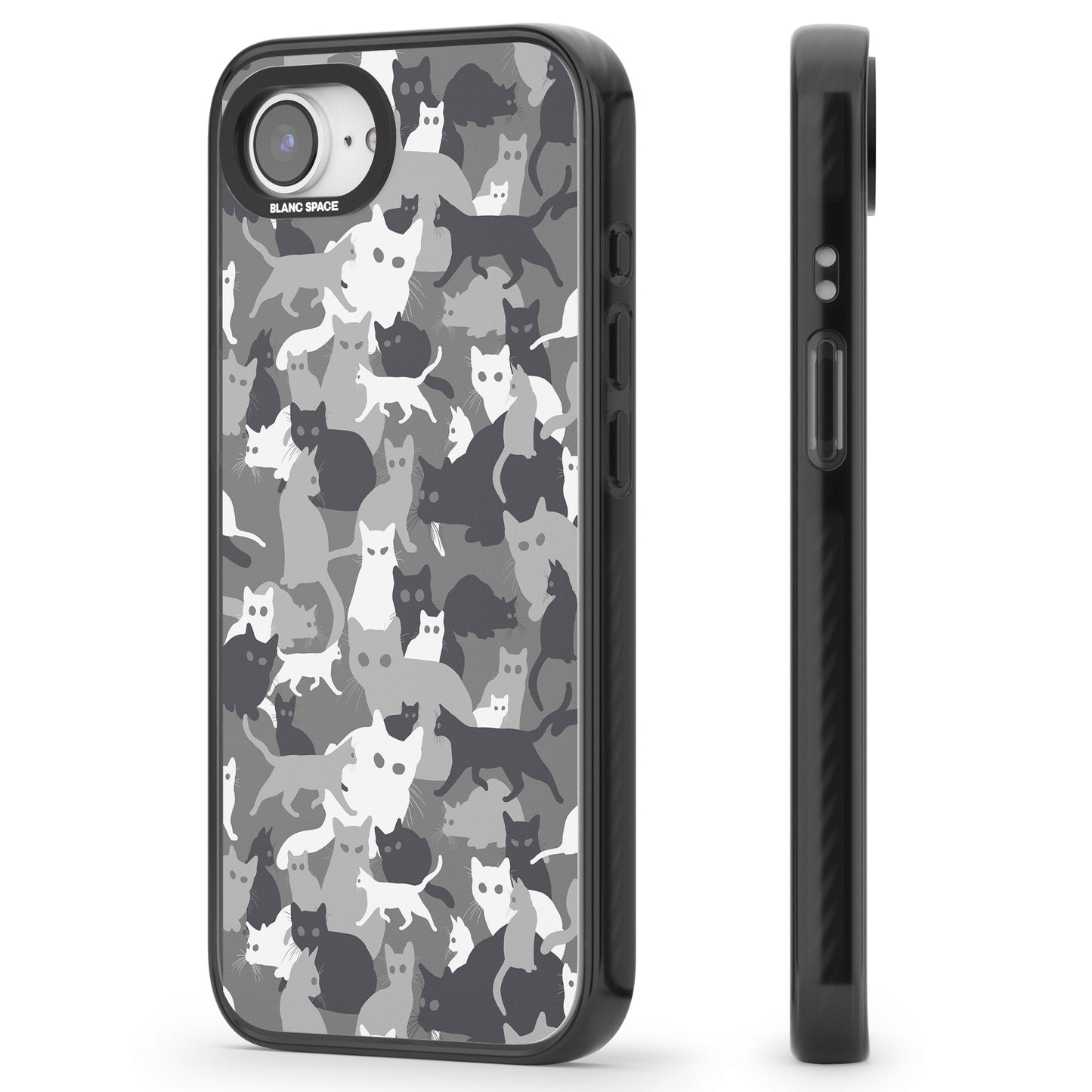 Dunkelgraue Katzentarnung