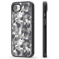 Dunkelgraue Katzentarnung