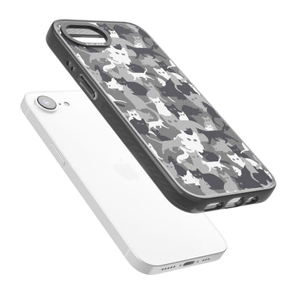 Dunkelgraue Katzentarnung