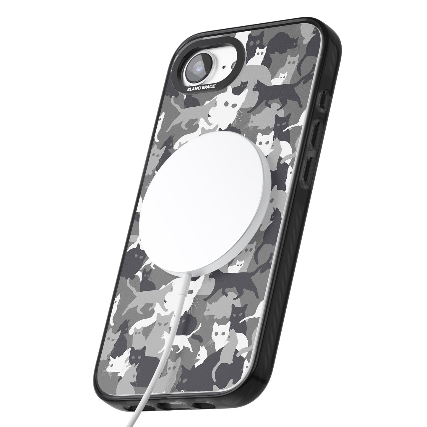 Dunkelgraue Katzentarnung