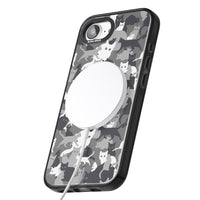 Dunkelgraue Katzentarnung