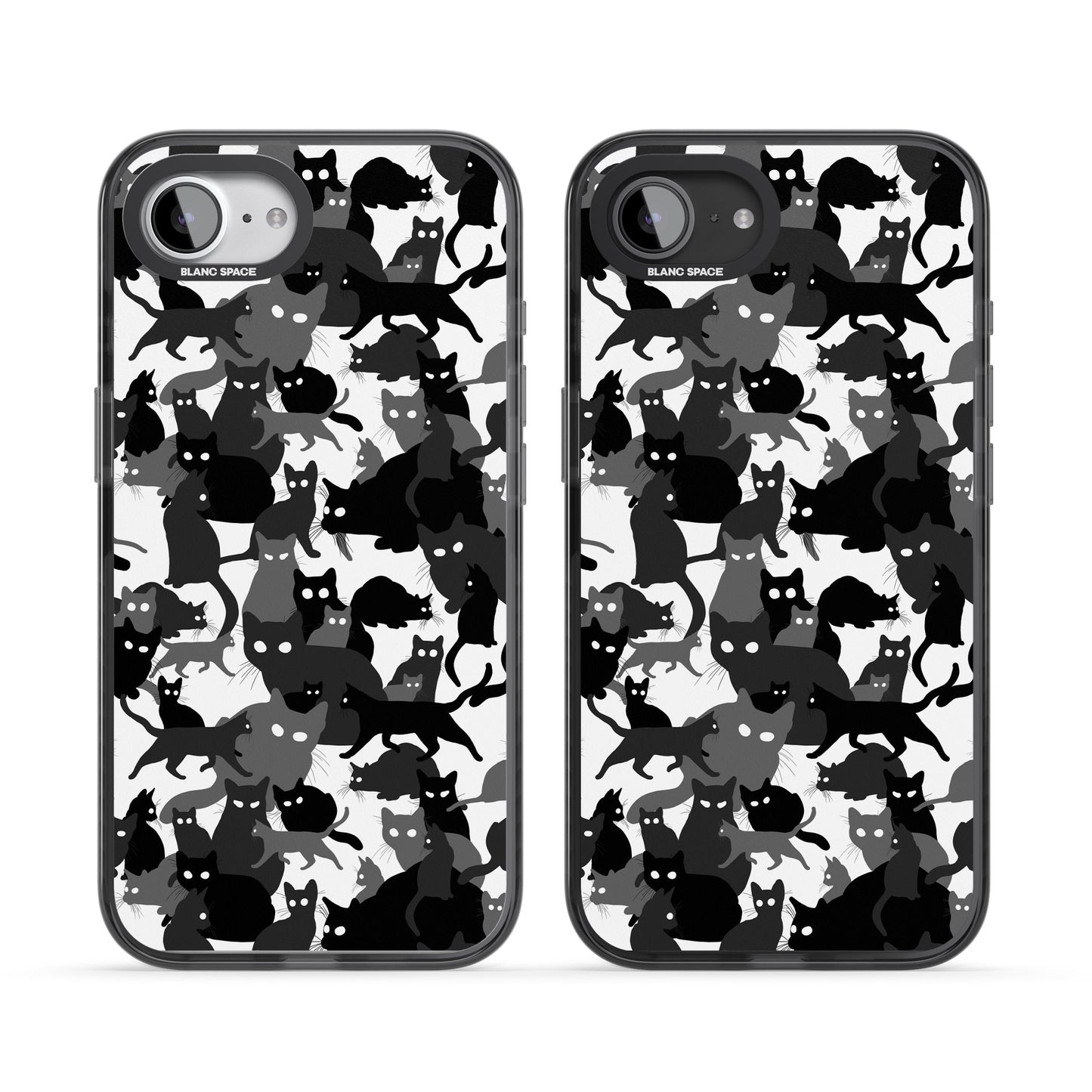 Black & White Cat Camouflage