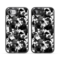 Black & White Cat Camouflage