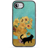 Cat with Van Gogh's Sunflowers