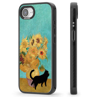 Cat with Van Gogh's Sunflowers