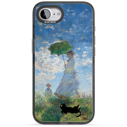 Cat with Monet's Parasol Lady