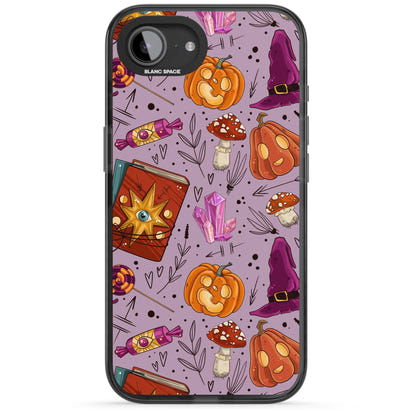 Witchy Cartoon Halloween Pattern