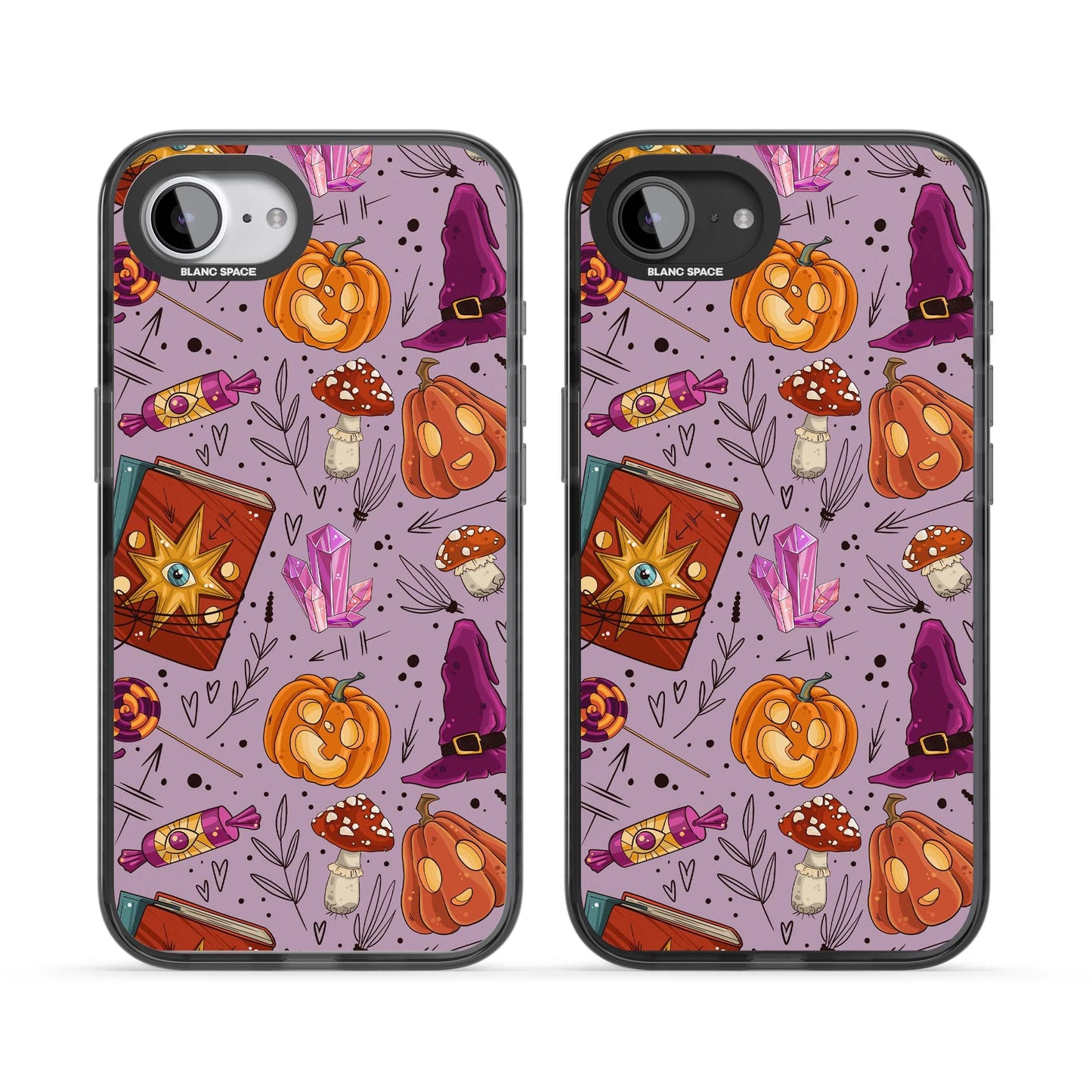 Witchy Cartoon Halloween Pattern