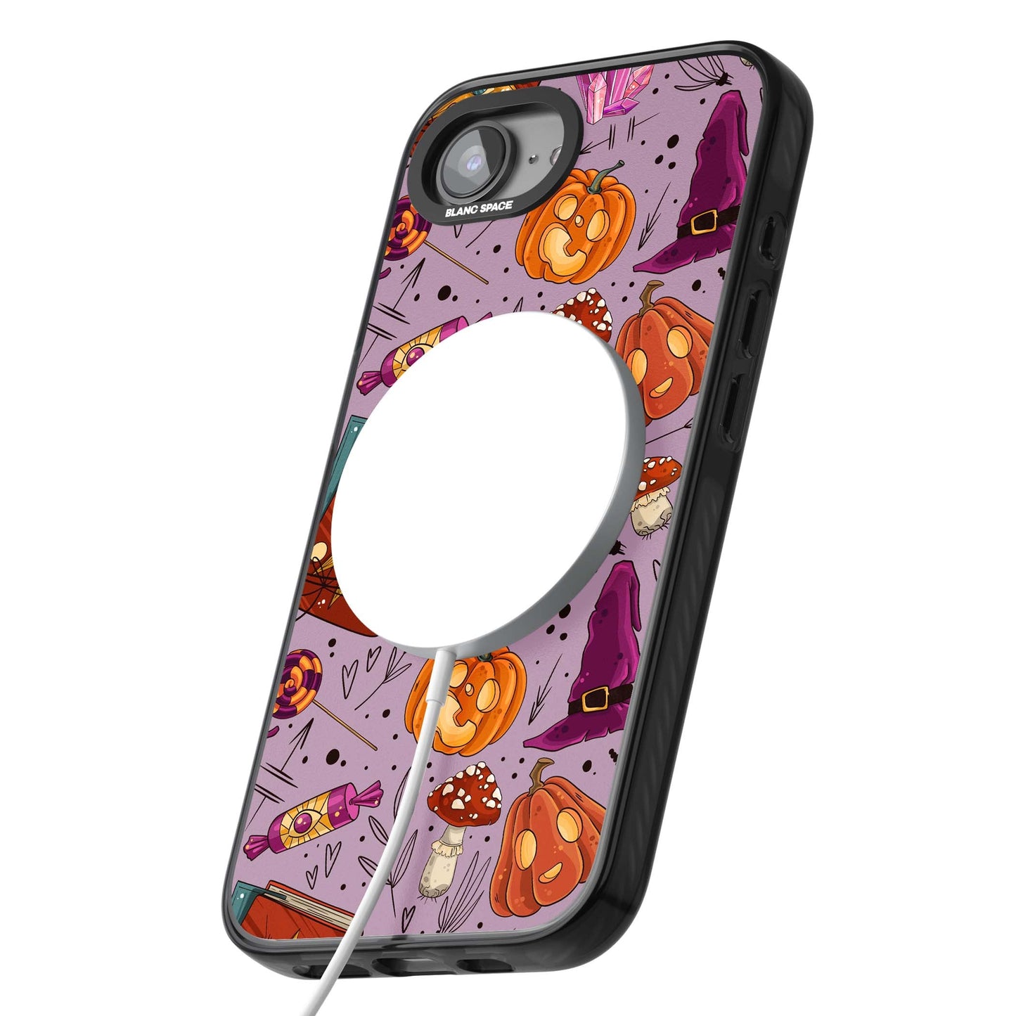 Witchy Cartoon Halloween Pattern