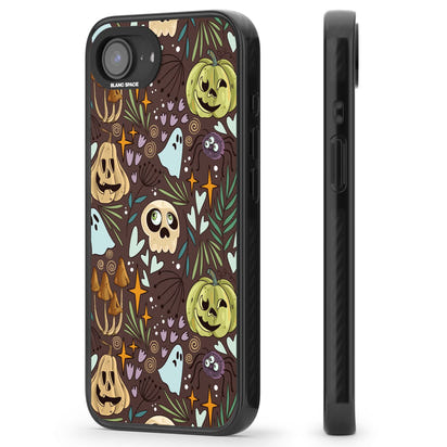 Goblincore Cartoon Halloween Pattern