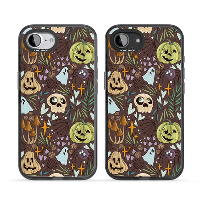 Goblincore Cartoon Halloween Pattern